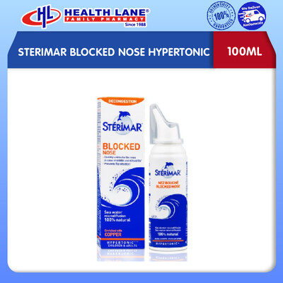 STERIMAR BLOCKED NOSE HYPERTONIC (100ML) 